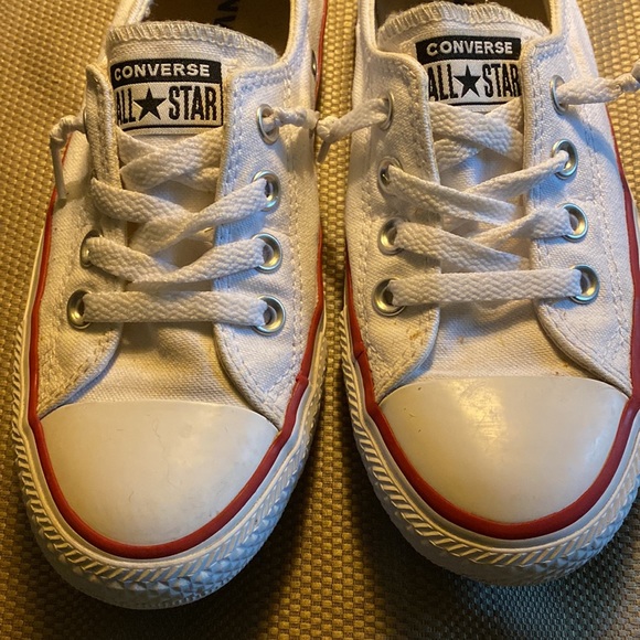 White Converse All Star Chucks-7 - Picture 8 of 14